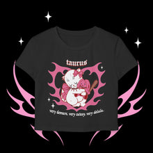 Load image into Gallery viewer, Taurus Kitty Cat Women's Baby Tee