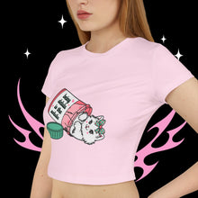 Load image into Gallery viewer, Being Delulu is the Solulu Kitty Cat Women's Baby Tee