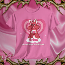 Load image into Gallery viewer, Aries Care Bear Cartoon Unisex Short Sleeve Tee