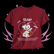 Load image into Gallery viewer, Gemini Halloween Kitty Cat Unisex Short Sleeve Tee