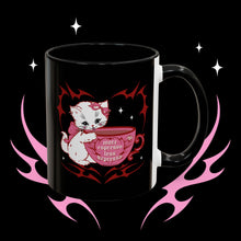 Load image into Gallery viewer, More Espresso Less Depresso Kitty Cat (Red) Coffee Mug (11oz)
