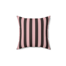 Load image into Gallery viewer, Juicy Stripe Faux Suede Square Pillow