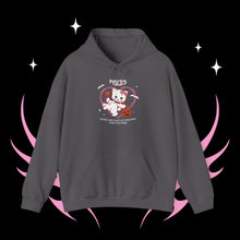 Load image into Gallery viewer, Pisces Halloween Kitty Cat Unisex Hoodie