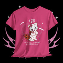 Load image into Gallery viewer, Leo Halloween Kitty Cat Unisex Short Sleeve Tee