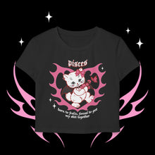 Load image into Gallery viewer, Pisces Kitty Cat Women's Baby Tee