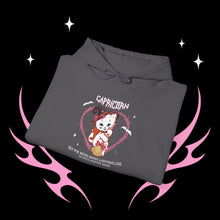 Load image into Gallery viewer, Capricorn Halloween Kitty Cat Unisex Hoodie