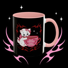 Load image into Gallery viewer, More Espresso Less Depresso Kitty Cat (Red) Coffee Mug (11oz)
