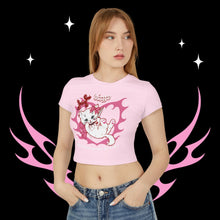 Load image into Gallery viewer, Virgo Kitty Cat Women's Baby Tee