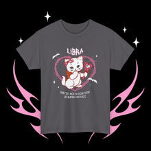 Load image into Gallery viewer, Libra Halloween Kitty Cat Unisex Short Sleeve Tee