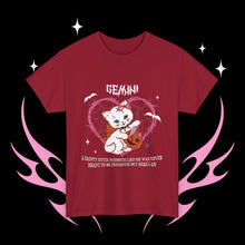 Load image into Gallery viewer, Gemini Halloween Kitty Cat Unisex Short Sleeve Tee