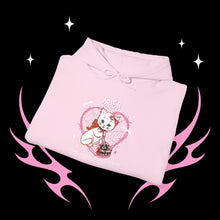 Load image into Gallery viewer, Aries Halloween Kitty Cat Unisex Hoodie