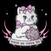 Load image into Gallery viewer, All Panic No Disco Kitty Cat Shaped Pillow