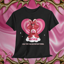 Load image into Gallery viewer, Aries Care Bear Cartoon Unisex Short Sleeve Tee