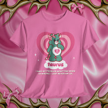 Load image into Gallery viewer, Taurus Care Bear Cartoon Unisex Short Sleeve Tee