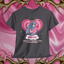 Load image into Gallery viewer, Pisces Care Bear Cartoon Unisex Short Sleeve Tee