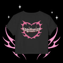 Load image into Gallery viewer, Sagittarius Kitty Cat Women's Baby Tee