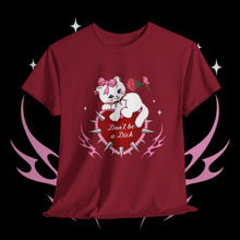 Load image into Gallery viewer, Don’t be a Dick Kitty Cat Unisex Short Sleeve Tee