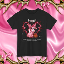 Load image into Gallery viewer, Pisces Halloween Cartoon Unisex Short Sleeve Tee