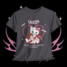 Load image into Gallery viewer, Cancer Halloween Kitty Cat Unisex Short Sleeve Tee