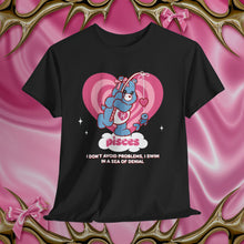 Load image into Gallery viewer, Pisces Care Bear Cartoon Unisex Short Sleeve Tee