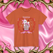 Load image into Gallery viewer, Taurus Halloween Ghost Unisex Short Sleeve Tee