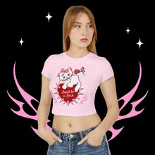 Load image into Gallery viewer, Don’t be a Dick Kitty Cat Women's Baby Tee