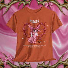 Load image into Gallery viewer, Pisces Halloween Cartoon Unisex Short Sleeve Tee