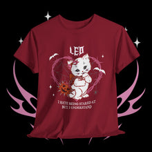 Load image into Gallery viewer, Leo Halloween Kitty Cat Unisex Short Sleeve Tee