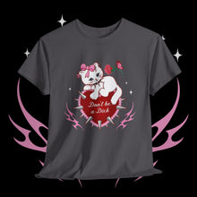 Load image into Gallery viewer, Don’t be a Dick Kitty Cat Unisex Short Sleeve Tee