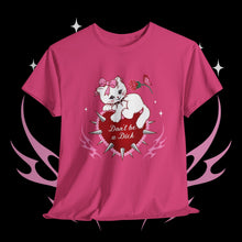 Load image into Gallery viewer, Don’t be a Dick Kitty Cat Unisex Short Sleeve Tee