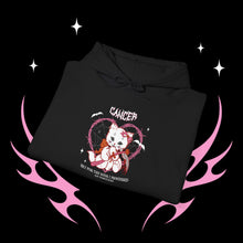 Load image into Gallery viewer, Cancer Halloween Kitty Cat Unisex Hoodie
