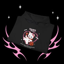 Load image into Gallery viewer, Pisces Halloween Kitty Cat Unisex Hoodie
