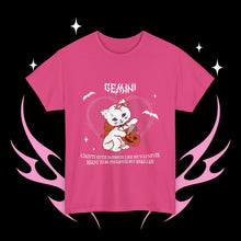 Load image into Gallery viewer, Gemini Halloween Kitty Cat Unisex Short Sleeve Tee