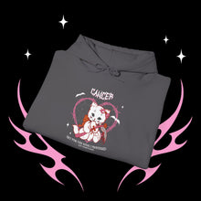 Load image into Gallery viewer, Cancer Halloween Kitty Cat Unisex Hoodie