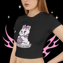 Load image into Gallery viewer, All Panic No Disco Kitty Cat Women's Baby Tee