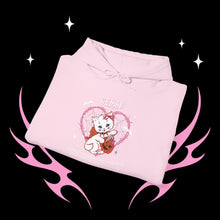 Load image into Gallery viewer, Gemini Halloween Kitty Cat Unisex Hoodie