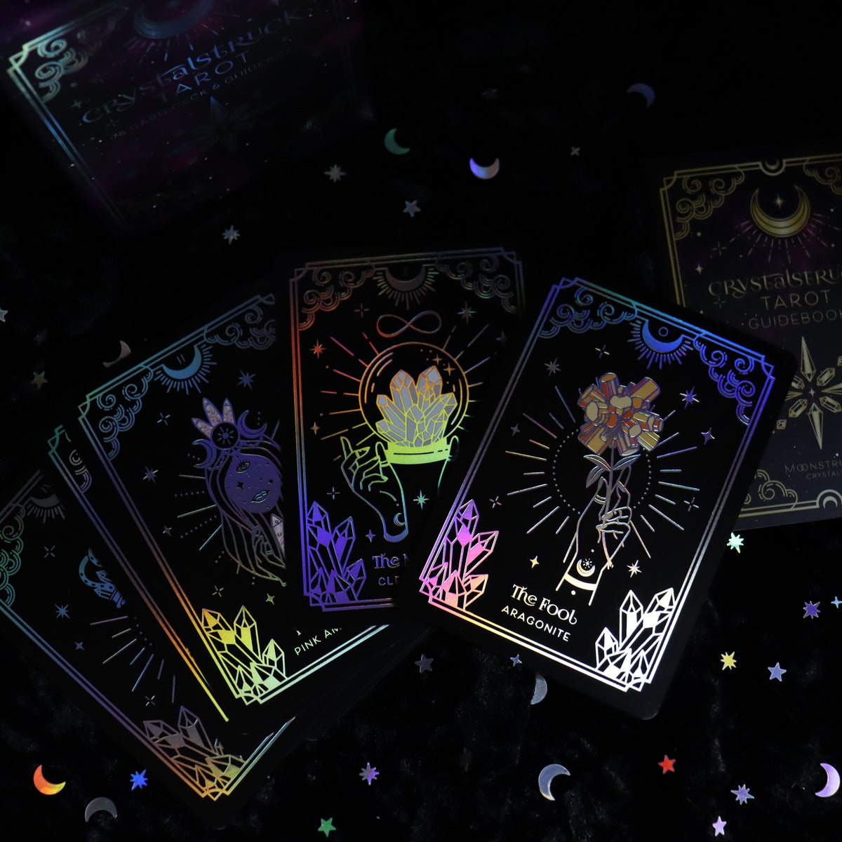 True black: the deck limited edition hologram on sale tarot card