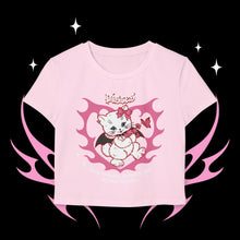 Load image into Gallery viewer, Pisces Kitty Cat Women's Baby Tee