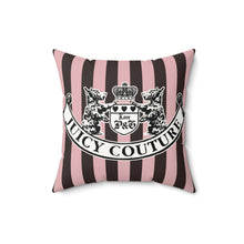 Load image into Gallery viewer, Juicy Stripe Faux Suede Square Pillow