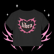 Load image into Gallery viewer, Libra Kitty Cat Women's Baby Tee