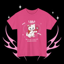 Load image into Gallery viewer, Libra Halloween Kitty Cat Unisex Short Sleeve Tee
