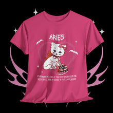 Load image into Gallery viewer, Aries Halloween Kitty Cat Unisex Short Sleeve Tee