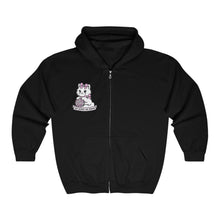 Load image into Gallery viewer, All Panic No Disco Kitty Cat Unisex Zip Hoodie