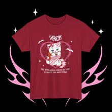 Load image into Gallery viewer, Virgo Halloween Kitty Cat Unisex Short Sleeve Tee