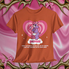 Load image into Gallery viewer, Gemini Care Bear Cartoon Unisex Short Sleeve Tee