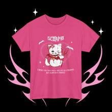 Load image into Gallery viewer, Scorpio Halloween Kitty Cat Unisex Short Sleeve Tee