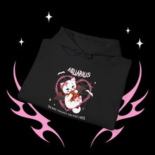Load image into Gallery viewer, Aquarius Halloween Kitty Cat Unisex Hoodie