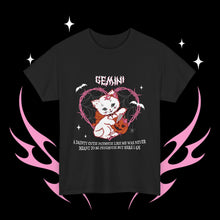 Load image into Gallery viewer, Gemini Halloween Kitty Cat Unisex Short Sleeve Tee