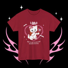 Load image into Gallery viewer, Libra Halloween Kitty Cat Unisex Short Sleeve Tee