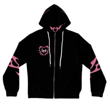 Load image into Gallery viewer, Leo Kitty Cat Women’s Zip Up Hoodie